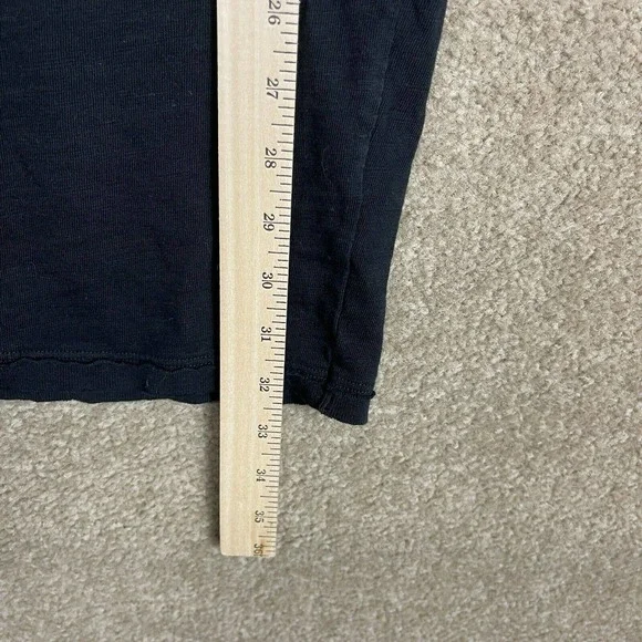 Nation LTD Elisa Dress Womens Size Small Black Puff Sleeve Easy Fit Stretch - Picture 6 of 10